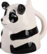 Servette Home Panda Mug 10 oz Ceramic Upside Down Panda Bear Coffee Mug
