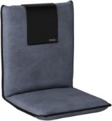 RRP £59.99 Malu Luxury Padded Floor Chair with Back Support- Foldable Meditation Chair with 5