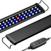 RRP £38.99 NICREW SlimLED Aquarium Plants Light, Fish Tank Light with Wired Timer and Extendable