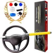 RRP £35.99 Tevlaphee Steering Wheel Lock, Steering Lock, Car Steering Wheel Lock, Vehicle Anti-Theft