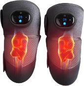 RRP £49.99 Cordless Heated Knee Massager, Heated Knee Massager, Adjustable 3D Full Heated Knee Brace