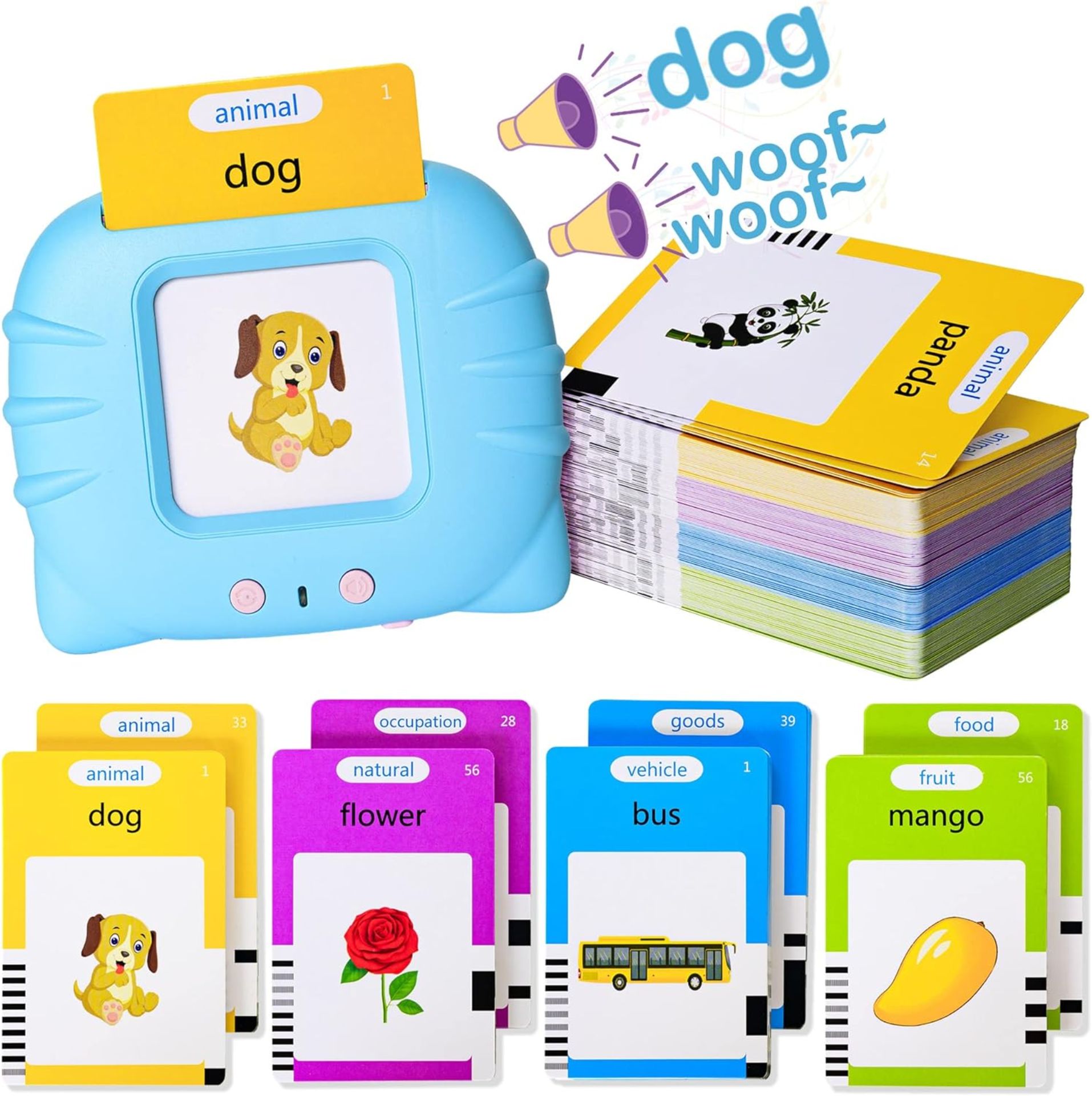 Approx RRP £500, Lot of 39 x Talking Flash Cards Early Educational Toys, Preschool Learning - Image 2 of 4