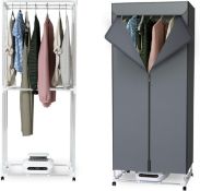 RRP £79.99 2000W Fast Drying Electric Clothes Dryer, Foldable Drying Clothes Machine with Large