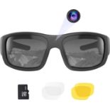 RRP £69.99 OhO Video Sunglasses, 32GB 1080P Full HD Video Recording Camera with Built in 15MP Camera