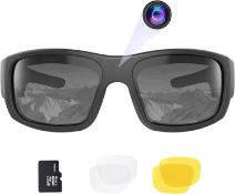 RRP £69.99 OhO Video Sunglasses, 32GB 1080P Full HD Video Recording Camera with Built in 15MP Camera