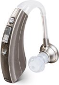 RRP £64.99 Britzgo Hearing Amplifier Long Lived Battery with 600 Hours Easily Handled (Single) Voice
