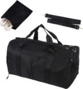 RRP £50 Set of 4 x Large Capacity Folding Travel Bag Foldable Duffel Tote Expandable Weekend
