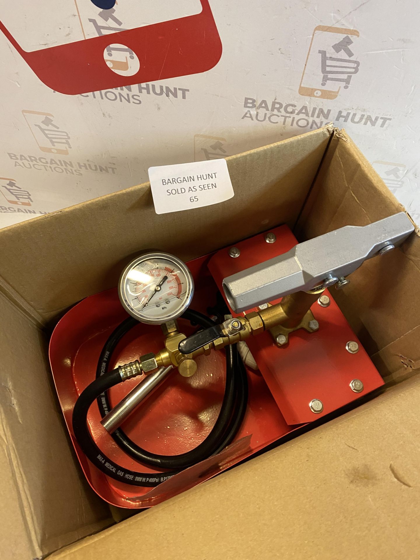 RRP £63.99 Dyna-Living Pressure Test Pump 5L 0-70Bar Pressure Tester Plumbing Water Pressure - Image 2 of 2