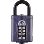 Approx RRP £150, Lot of 12 x Squire Heavy Duty Padlock - Wheel Combination Padlock