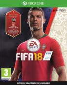 RRP £600, Set of 100 x Fifa 18 xbox one Game