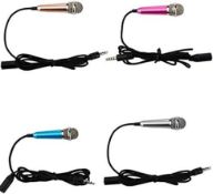 RRP £36 Set of 3 x Frienda 4 Pieces Mini Microphone Portable Vocal Microphone Mini Karaoke