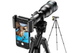RRP £149.99 APEXEL High Power 60X Telephoto Lens for iphone 14 pro,HD Phone Camera Lens with