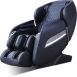 RRP £2,390 Aspria Zero-Gravity Massage Chair, Full Body Shiatsu Massager with 3D Surround Sound