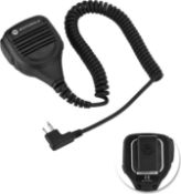 Portable Handheld Speaker Mic for Motorola Walkie Talkie, 3.5mm Headphone Jack Speaker Mic Walkie-