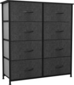 RRP £76.99 YITAHOME Chest of Drawers, Fabric 8-Drawer Storage Organizer Unit Sturdy Steel Frame,