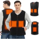 LETIHIMD Heated Gilet, Heated Vest for Women/Men Heated Jacket, USB Electric Unisex Heated Body