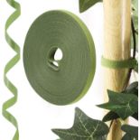 RRP £40 Set of 10 x 25M Green Plant Ties, 10mm Wide Garden Ties Tape Self Adhesive Tape Sticky