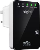 Wi-Fi Extender| WiFi Internet Booster for Home& Office | Compact WiFi Repeater |Covers up to 2000