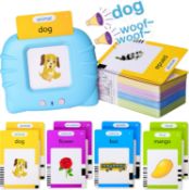 RRP £480, Set of 32 x Talking Flash Cards Early Educational Toys, Preschool Learning Reading