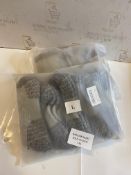 RRP £40 Set of 2 x Sammious 5 Pairs Men's Thick Thermal Cotton Crew Athletic Sports Socks, Hiking