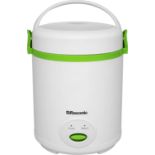 RRP £29.99 Rasonic Electric Mini Rice Cooker for 2, 0.4L Portable Multifunctional Food Fast