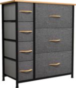 RRP £75.99 YITAHOME Chest of Drawers, Cationic Fabric 7-Drawer Storage Organizer Unit, Sturdy