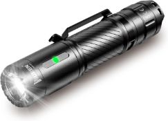 RRP £26.99 WUBEN C3 Led Torches Super Bright Rechargeable 1200 Lumens, Tactical Flashlight