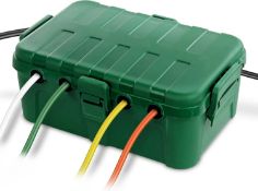 RRP £36.99 RESTMO Extra Large Weatherproof Electrical Box (32 x 22 x 13 cm), IP54 Waterproof Outdoor