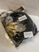 RRP £39.99 Rommisie 4K/60HZ HDMI Cable 25M (HDMI 2.0,18Gbps) Ultra High Speed Gold Plated