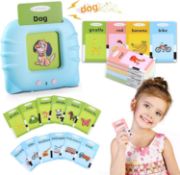 RRP £240 Set of 24 x Talking Flash Cards for Toddlers Speech Therapy Toys for Girls Boys Early