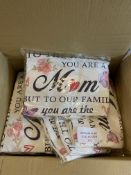 RRP £70 Set of 6 x Tote Bags Reusable Bags Best Friends, Best Mum Gifts - Various Designs