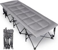 RRP £85.99 REDCAMP Oversize XXL Folding Camping Beds for Adults with Cushion and Pillow,29.5" Wide