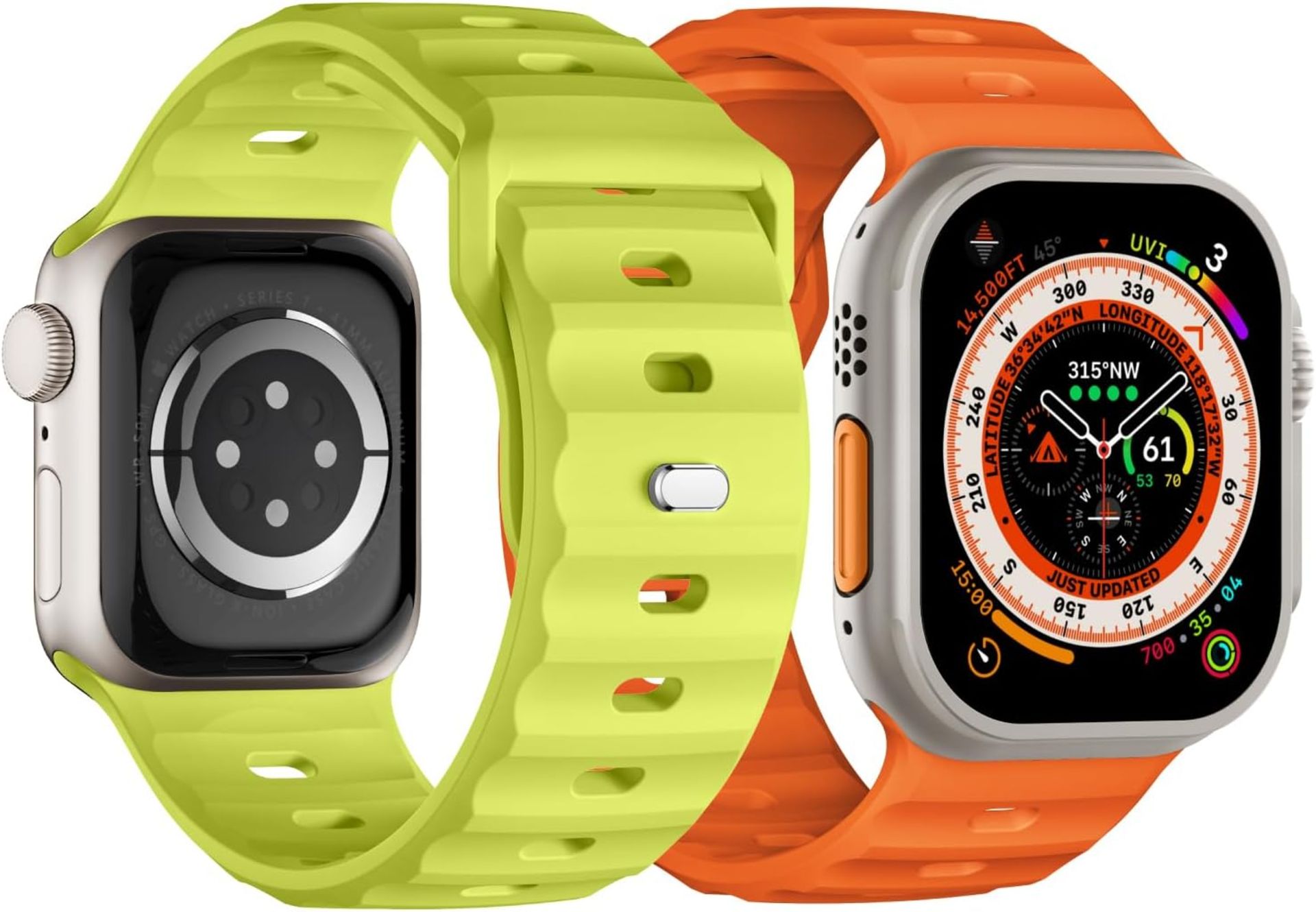 RRP £190 Set of 10 x Suitisbest 2-Pack Sport Straps Compatible for Apple Watch - Image 2 of 3