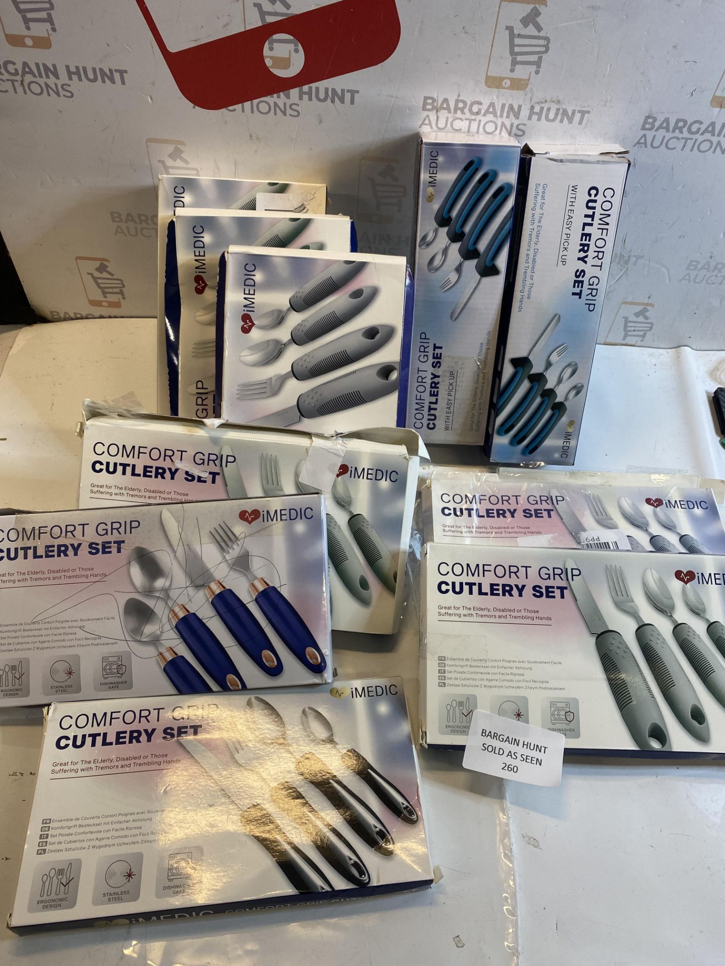 RRP £120 Lot of 10 x iMedic Designer Easy Grip Cutlery Sets - Image 3 of 3