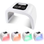 RRP £60.99 Ejoyous 4 Colour PDT LED Light Facial Skin Care Therapy Machine, Face Rejuvenation Photon