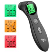 Digital Femometer Forehead Thermometer for Adults Kids, Non Contact Infrared Thermometer