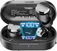RRP £39.99 TOZO Tonal Dots (T12) Wireless Earbuds Bluetooth 5.3 Headphones Built-in ENC Noise