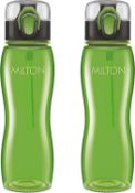 RRP £180, Set of 10 x Milton Rock Unbreakable Tritan Water Bottle Set 750 ml