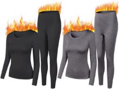 Approx RRP £160, Collection of 9 x YADIFEN Lady Thermal Underwear Womens Thermals