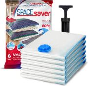 RRP £60, Box of SpaceSaver Vacuum Storage Bags - Clothes Storage Bag Vacuum Pack - Space Saver