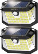 Approx RRP £200, Lot of LED Solar Security Lights Outdoor Motion Sensor Lights, see image for