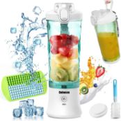 Cobocen Portable Mini Blender, Smoothie Maker for Shakes and Smoothies, 270W Waterproof with 6