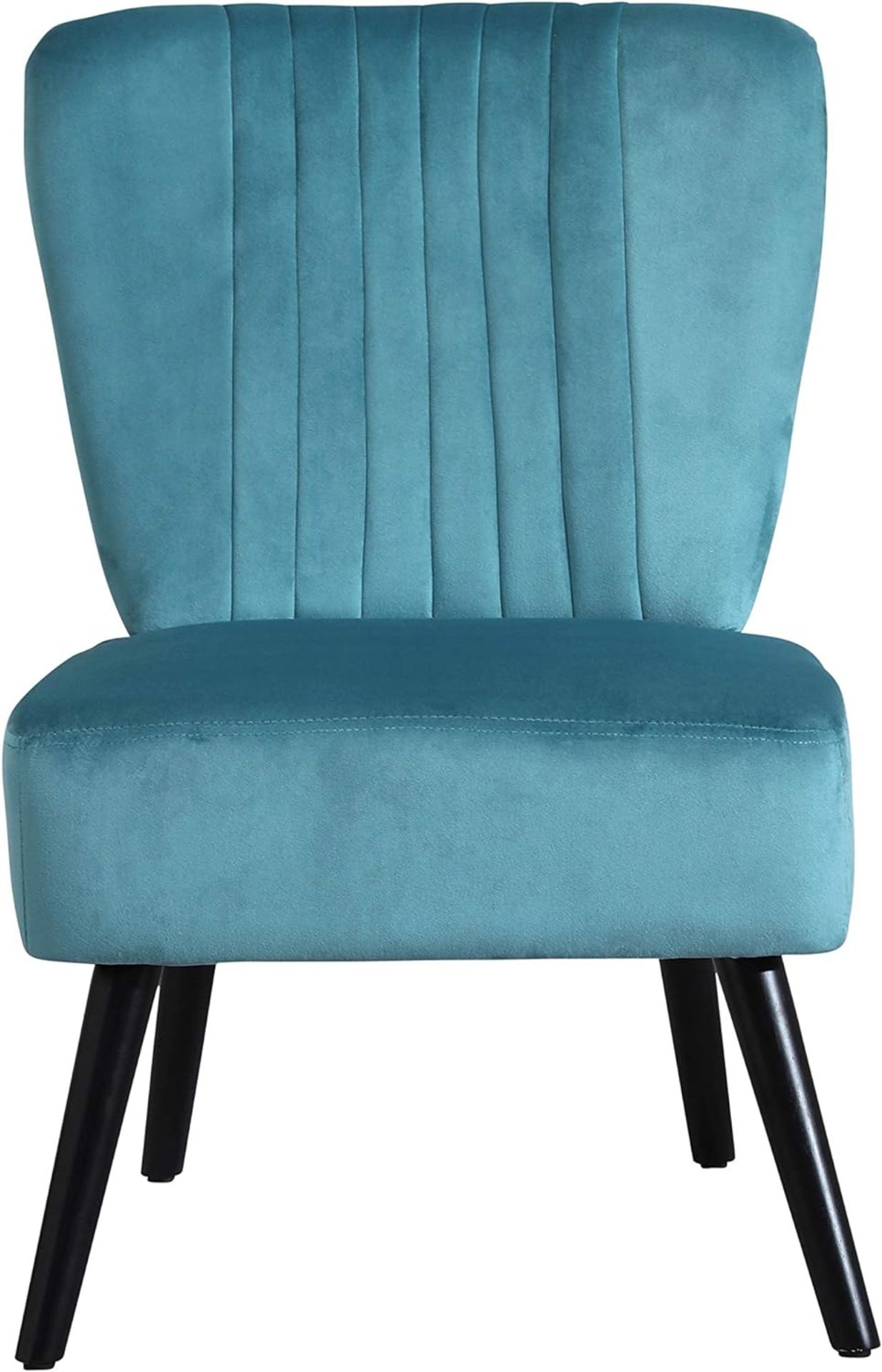 RRP £79.99 Neo® Crushed Velvet Shell Scallop Accent Occasional Chair Armchair Dining Furniture (