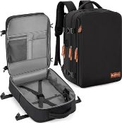 RRP £29.99 BAGODI Travel Laptop Backpack,15.6 Inch Flight Approved Carry on Backpack,Waterproof