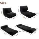 RRP £99 MAXYOYO Bean Bag Bed Folding Sofa Bed Floor Mattress for Adults, Extra Thick and Long