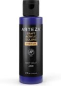RRP £160, Box of 40 x ARTEZA Craft Acrylic Paint, 118 ml Bottle, Water-Based, Blendable, Outdoor