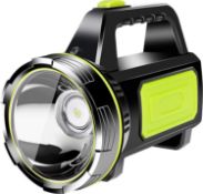 RRP £50 Set of 3 x ALLOMN Rechargeable LED Torch, Multi-Functional Camping Light Super Bright