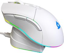 RRP £44.99 KLIM Blaze Pro RGB Rechargeable Wireless Gaming Mouse with Charging Dock + High-Precision