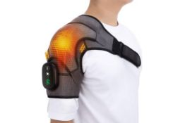 RRP £49.99 EDIFOLLY Heated Shoulder Massager Brace Support with Vibration, Heating Electric Shoulder