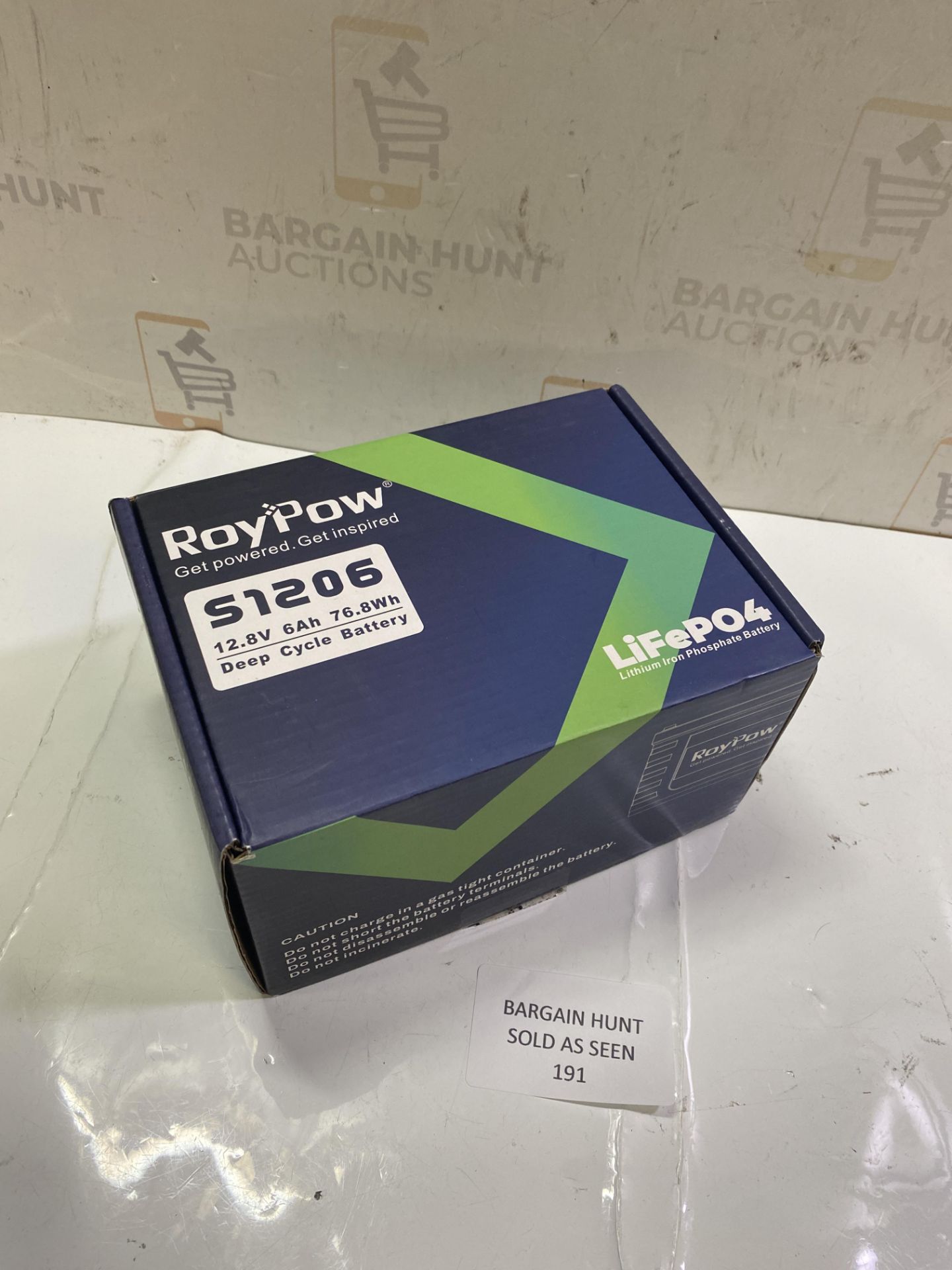 RRP £36.99 RoyPow Deep Cycle LiFePO4 Battery Pack 12V 6Ah Lithium Iron Phosphate Battery 3500 Cycles - Image 2 of 2